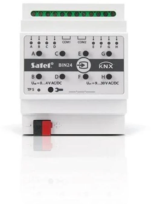 SATEL KNX 8‑kanałowy aktor wejść binarnych KNX‑BIN24
