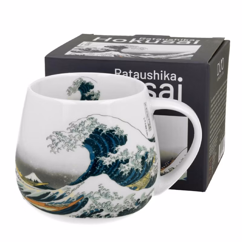 Kubek Baryłka Hocusai DUO porcelanowy z obrazem 430 ml 1 szt.