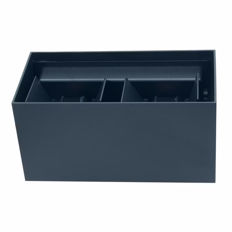 Kinkiet ścienny zewnętrzny IdeaLED Leo czarny LED 12W 4000K 1160lm IP54 wym: 10 x 20 x 10 cm aluminium – 1 szt.