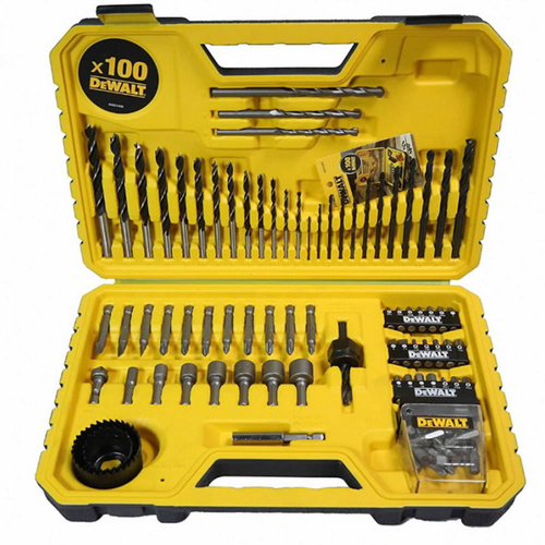 Zestaw DeWalt DT71563 – bity, otwornice, nasadki, wiertła 100 szt.