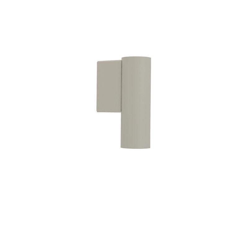 Kinkiet ścienny Nowodvorski Lighting Fourty jasnoszary 1 x GU10 x 10W IP20 wym: 12 x 4 x 7,5 cm – 1 szt.