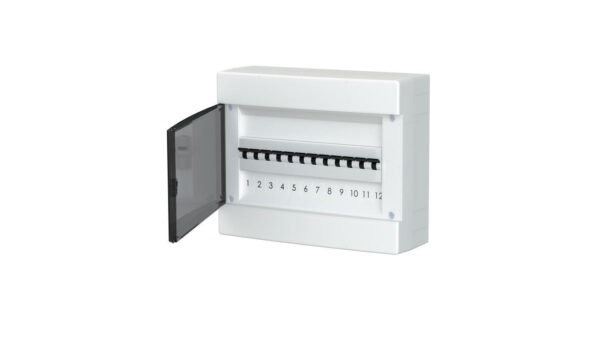 Rozdzielnica modułowa natynkowa plastikowa 1×12 IP40 C.1312-P