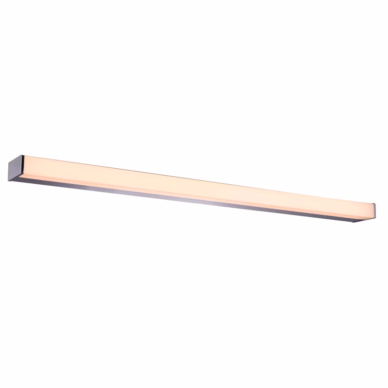 Kinkiet ścienny Italux Minoria chromowany biały do łazienki LED 12W 3000K 1200lm IP44 wym: 3,9 x 60 x 7,8 cm – 1 szt.