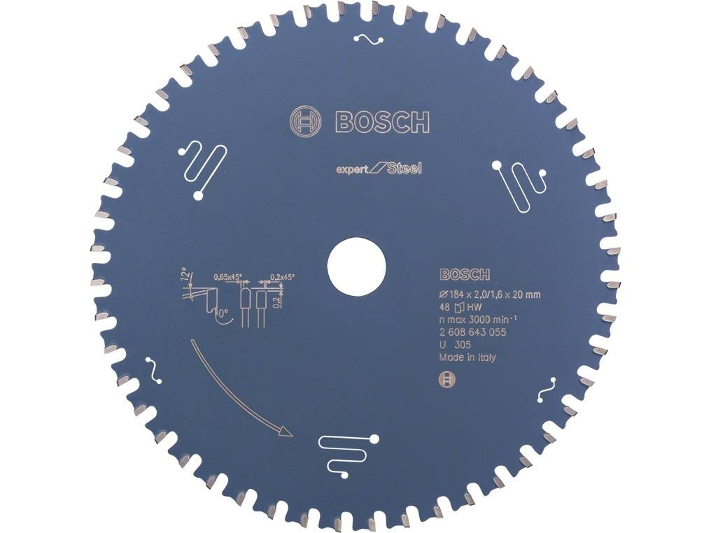 Tarcza do cięcia metalu Bosch Expert 184X20X2/1.6X48T