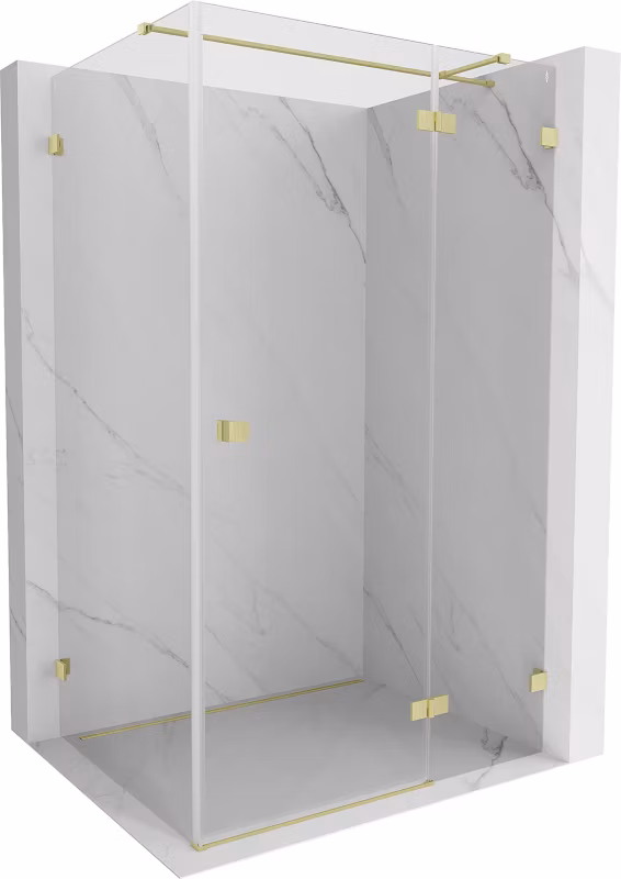 Kabina prysznicowa Mexen Lunar T transparent złoty 140x90cm 1 szt.