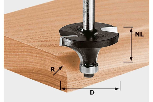Frez do zaokr. HW S8 D19,1/R3 KL Festool 491010
