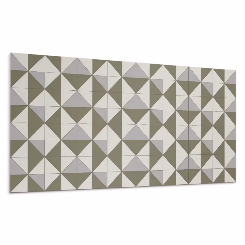 Kafelki samoprzylepne Wallfluent 60×30 cm Motyw trójkątnych form 6 szt.