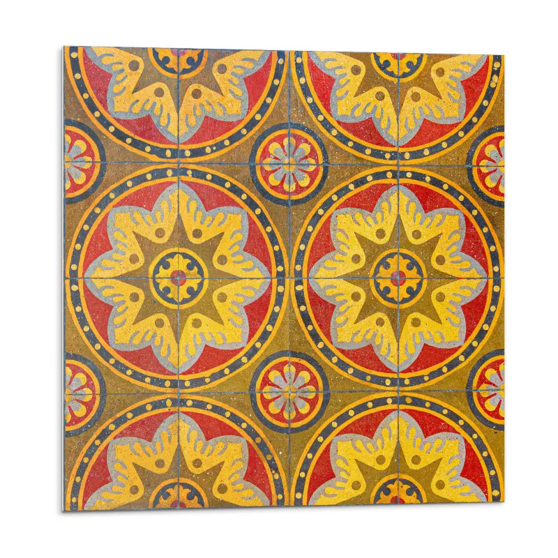 Kafelki samoprzylepne Wallfluent 20×20 cm Motyw kwiatowy ożywiający przestrzeń 20 szt.