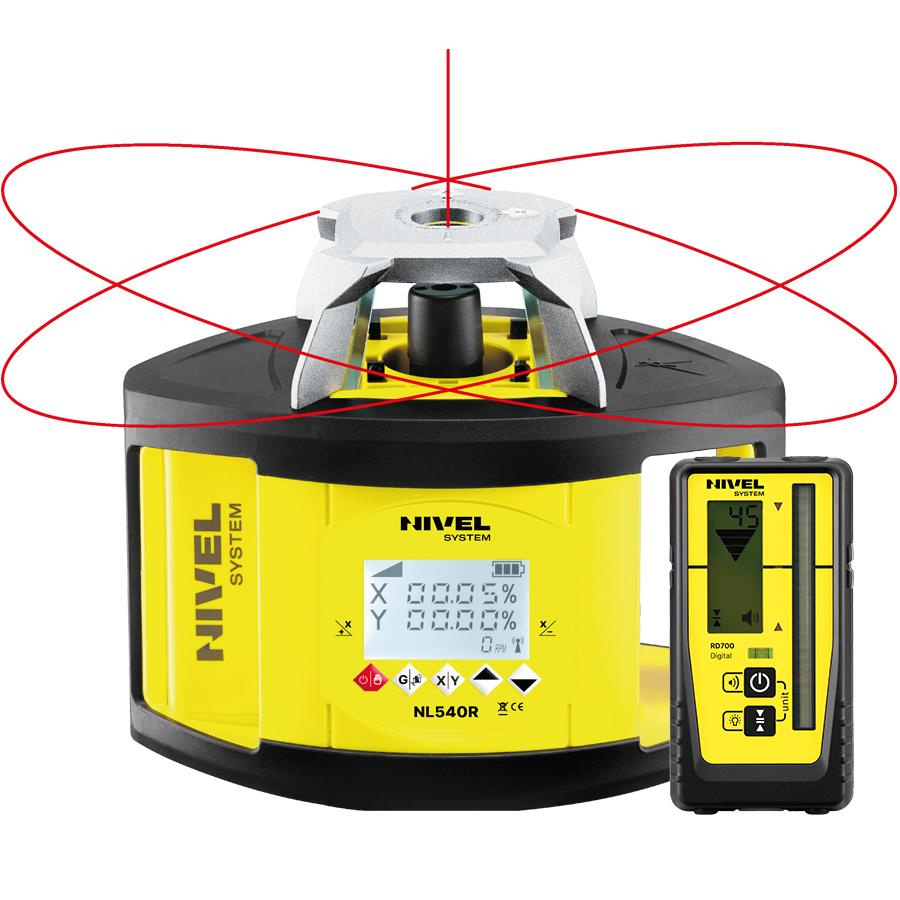 Niwelator laserowy NL540R DIGITAL Nivel System + akumulator + ładowarka + kufer