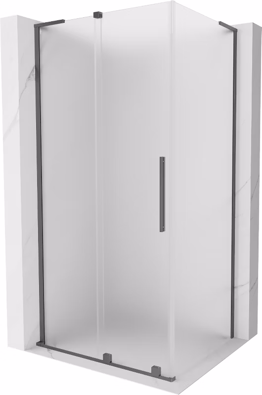 Kabina prysznicowa Mexen Velar L rozsuwana 120 x 70 cm szron gun metal 1 szt.