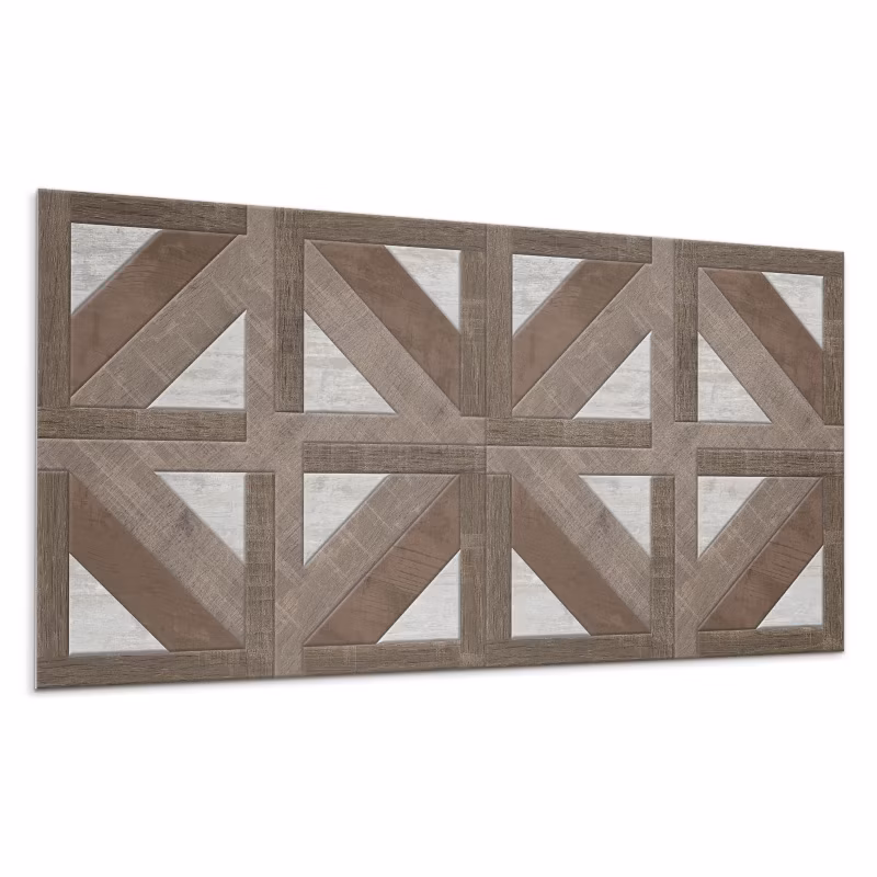 Kafelki samoprzylepne Wallfluent 40×20 cm Kształty drewna w betonowej formie 10 szt.