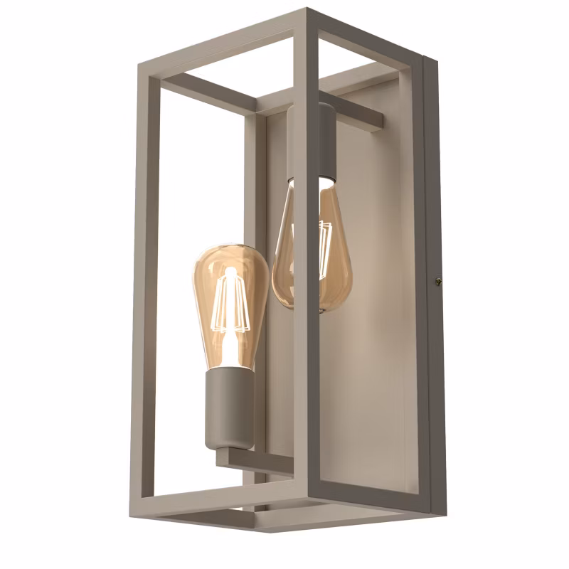 Kinkiet ścienny Luminex Frame kremowy 2 x E27 x 15W IP20 wym: 40 x 20 x 17 cm – 1 szt.