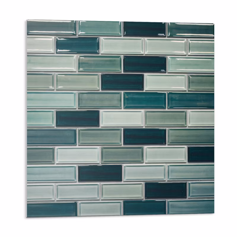 Kafelki samoprzylepne Wallfluent 30×30 cm Prostokątne płytki w mozaice 9 szt.