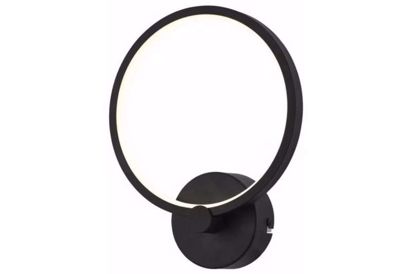 Kinkiet ścienny Reality Ragi czarno-biały styl nowoczesny LED 8W 4000K 640lm IP20 wym: 24 x 20 x 6 cm – 1 szt.