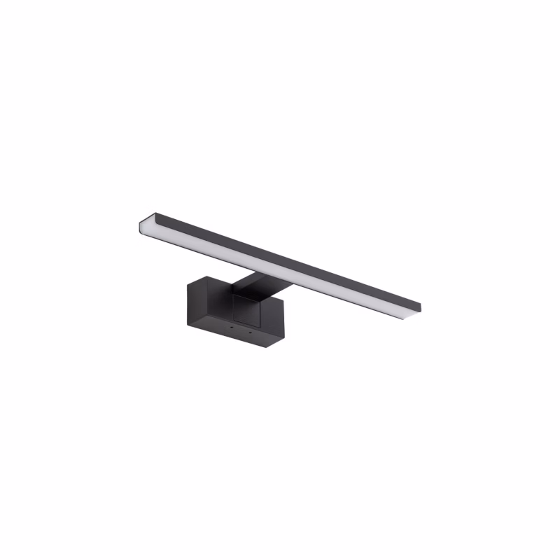 Kinkiet ścienny Nowodvorski Lighting Cezanne Led czarno-biały nad lustro LED 8W 4000K 600lm IP44 wym: 5,2 x 40 x 12,8 cm – 1 szt.