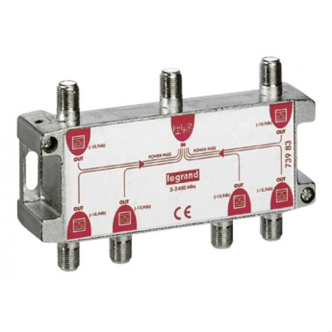 Rozdzielacz sygnału TV (DVB‑T) i TV‑SAT Splitter 11dB ‑ 0 ‑ 2400MHz 073983