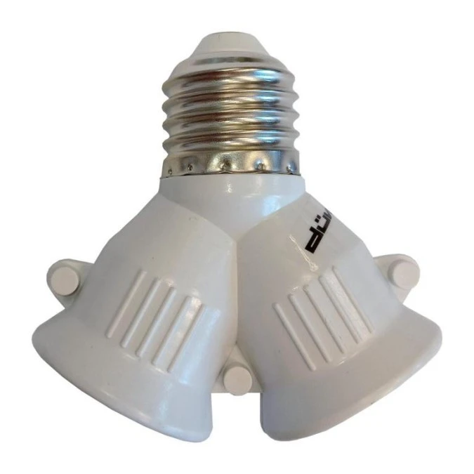 Rozgałęźnik oprawkowy adapter przejściówka E27 ‑ 2x E27 / 24555
