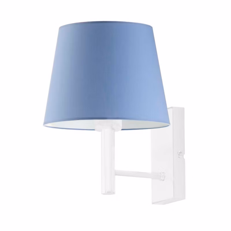 Kinkiet Volta Light Factory Grand Biały/niebieski Abażur 1xE27 1szt.