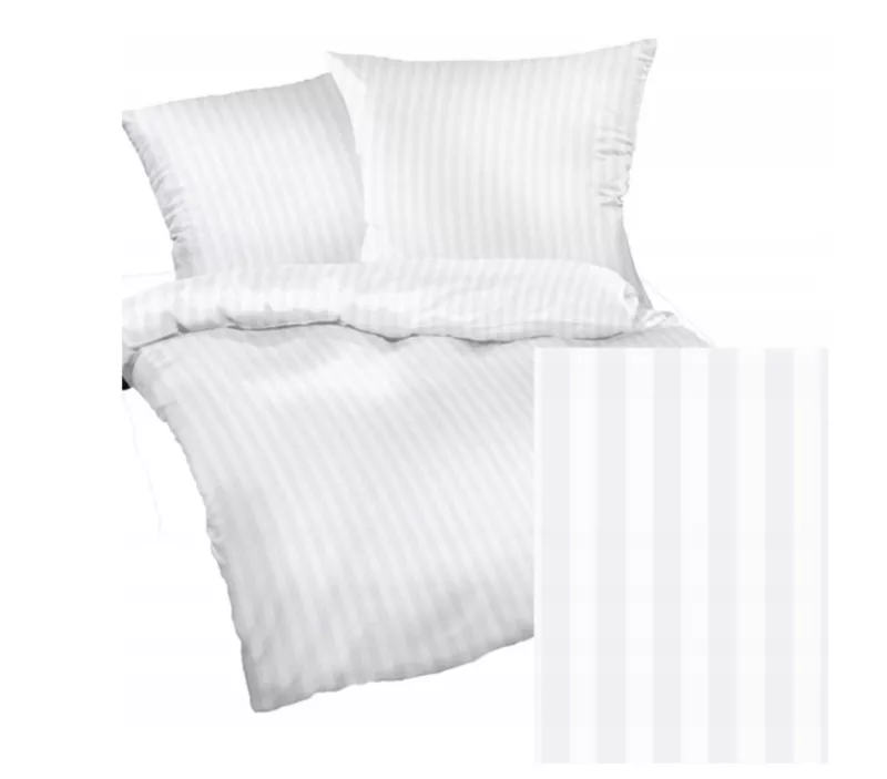 Komplet pościeli z mikrofibry KAM-POL bawełna 100% na zamek pasek 1 cm 160×200 + 2x70x80 3 szt.