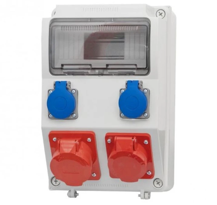Rozdzielnia CAJA 2x32A 5p, 2x230V /9 modułów/ F3.0251