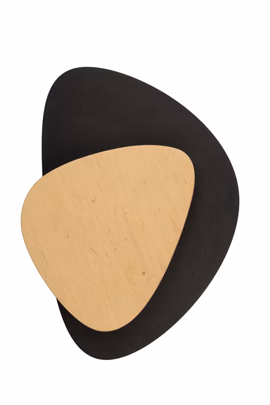 Kinkiet ścienny Sigma Lighting Pedra czarny-dąb styl nowoczesny LED 7W 3000K 350lm IP20 wym: 36 x 25 x 5,5 cm – 1 szt.