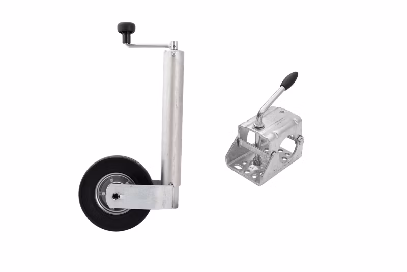 Koło podporowe z klemą obejmą WINTERHOFF ST60-V-255SB+KLE60 400kg 60mm 525-755mm 1 szt.