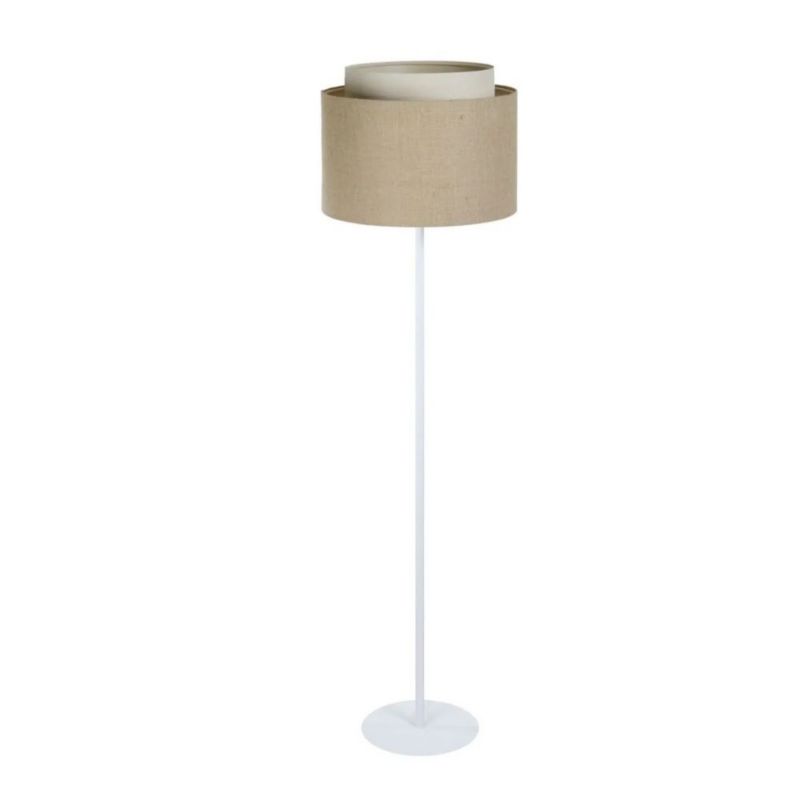 Lampa Bps Koncept stojąca ASU I beżowa/biała 1 szt