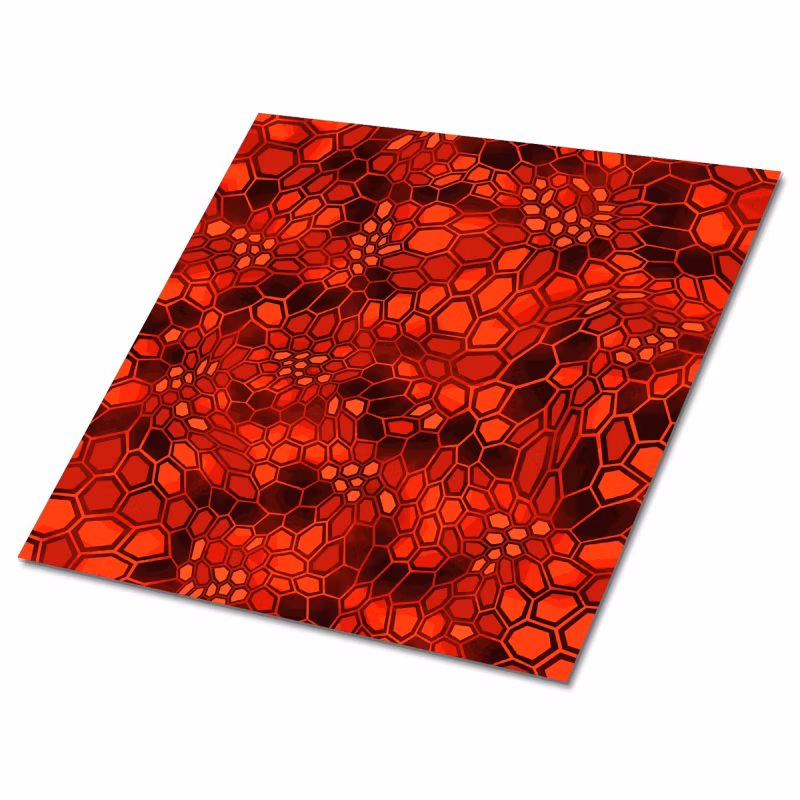 Kafelki samoprzylepne Tulup 30×30 cm Sześciokąt kamuflażu. 9 szt.