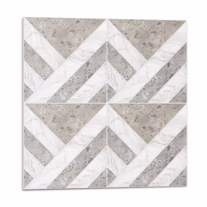 Kafelki samoprzylepne Wallfluent 20×20 cm Kafelkowy motyw geometryczny 20 szt.