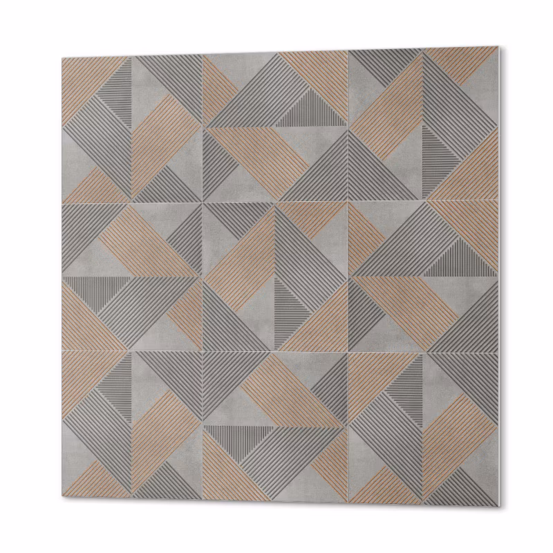 Komplet Kafelków Samoprzylepnych ArtPrintCave 20×20 cm Geometryczny wzór w trójkąty 20 szt.