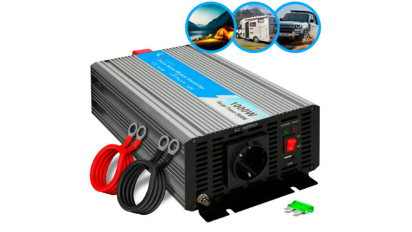 Przetwornica napięcia 12V – 230W, 1000W, czysty sinus Extralink OPIP-1000W