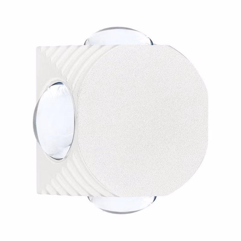 Kinkiet ścienny zewnętrzny V-TAC biały LED 4W 3000K 390lm IP54 wym: 5 x 5 x 3 cm aluminium – 1 szt.