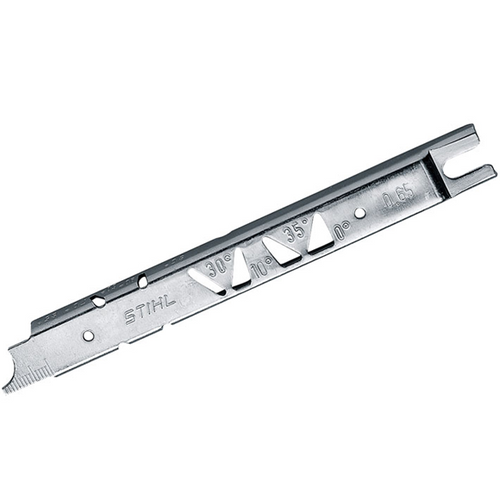 Przymiar kątowy STIHL do kontroli kątów ostrzenia 1/4″, 3/8″P, 325″, 3/8″