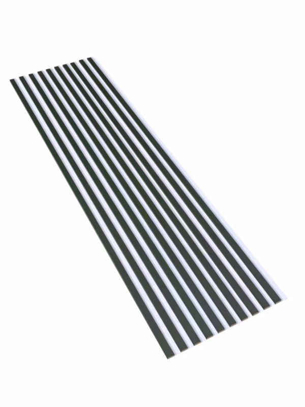 Lamele Ścienne na Białej Płycie SunWood 275x58cm Panele Dekoracyjne Butelkowy 1 szt.