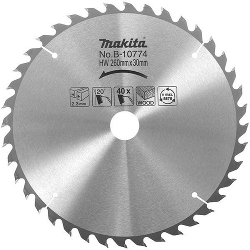 Tarcza pila tnąca 260×30 JM27000097 Makita do MLT100
