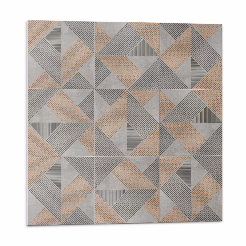 Kafelki samoprzylepne Wallfluent 20×20 cm Wzór kształtów trójkątnych 20 szt.