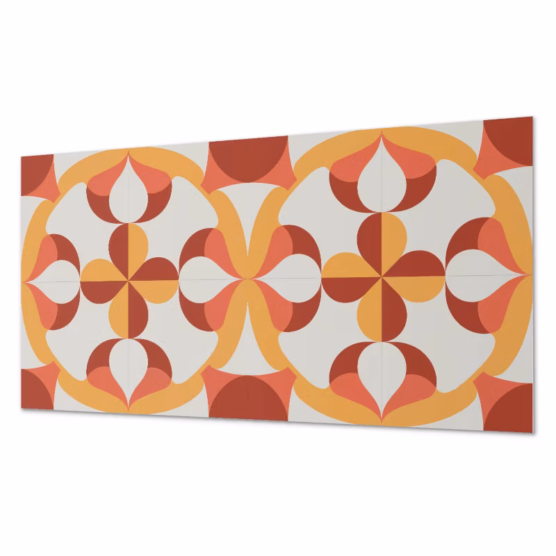 Komplet Kafelków Samoprzylepnych ArtPrintCave 40×20 cm Abstrakcyjny wzór geometryczny 10 szt. 4070095662144