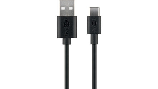 Przewód FastCharge max.3A USB 2.0 HighSpeed USB-C – USB-A 1m 45735