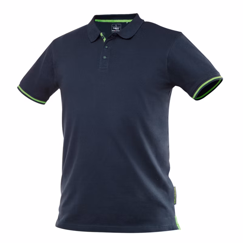 Koszulka polo Motosynteza 100% bawełna pique XL granatowa 1 szt.