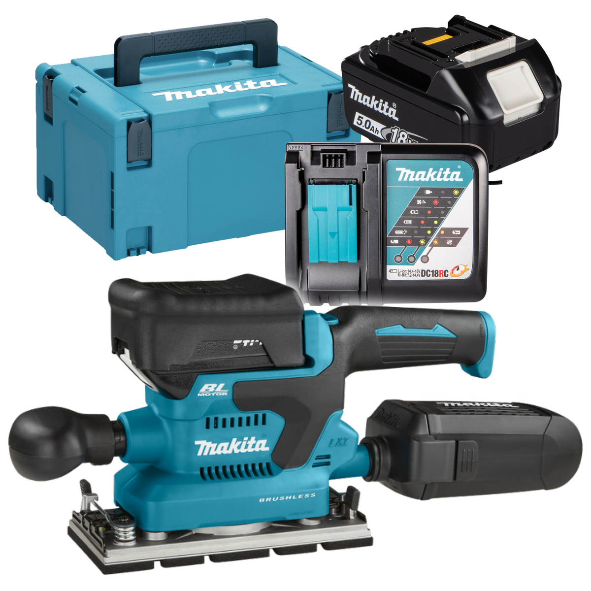 Szlifierka oscylacyjna Makita DBO380RTJ