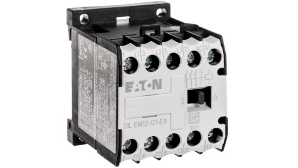 Stycznik mocy 12A 3P 230V AC 0Z 1R DILEM12-01-EA(230V50HZ,240V60HZ) 189989