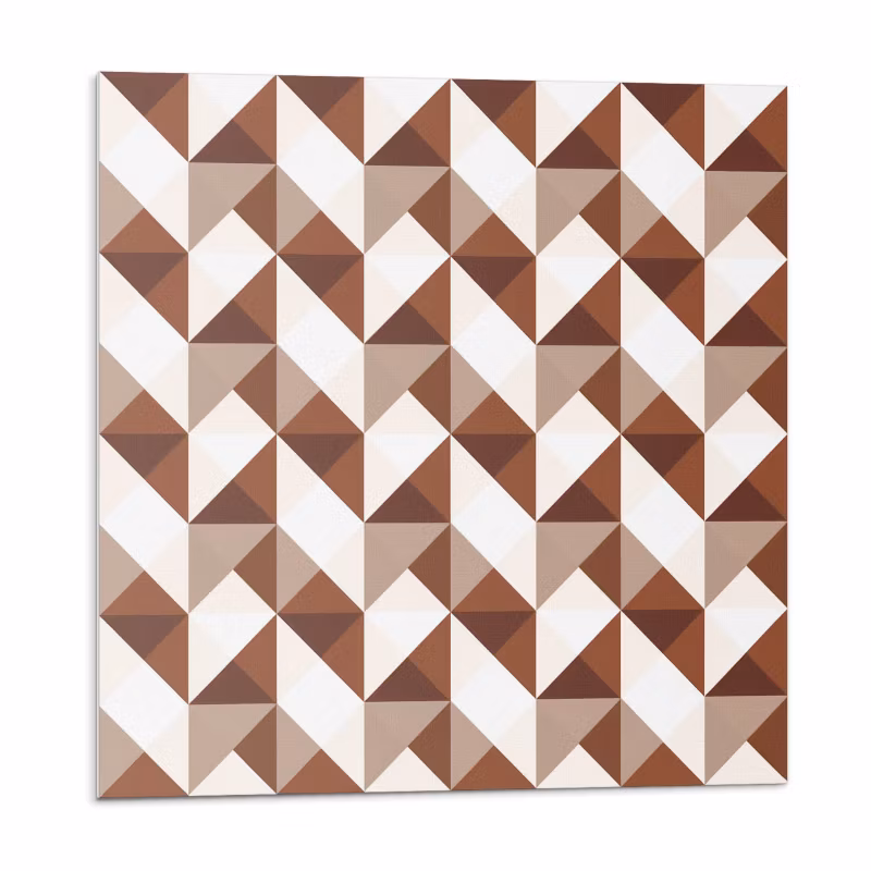 Kafelki samoprzylepne Wallfluent 20×20 cm Wzór trójkątów w minimalistycznym wydaniu 20 szt.