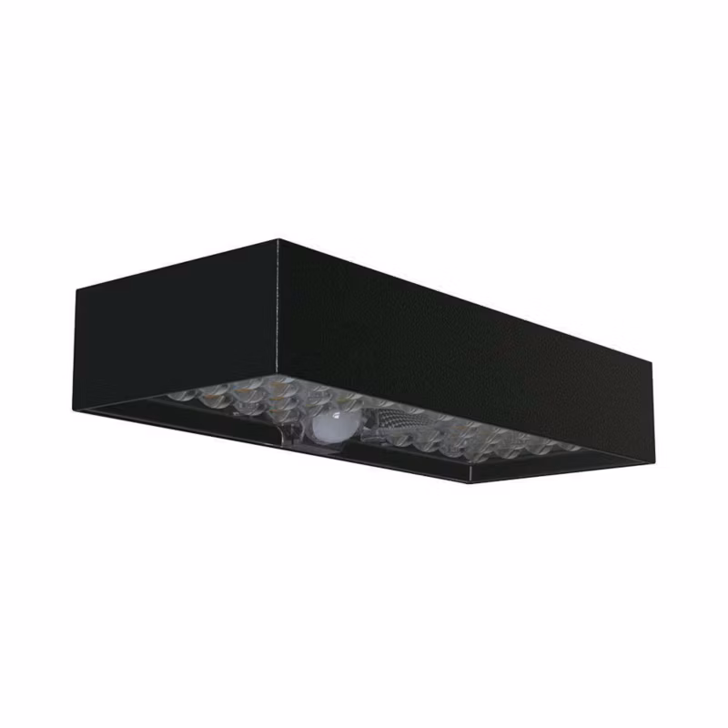 Kinkiet solarny z czujnikiem V-TAC 406 czarny LED 6W 4000K 900lm IP65 wym: 4,3 x 23 x 9,7 cm tworzywo sztuczne – 1 szt.