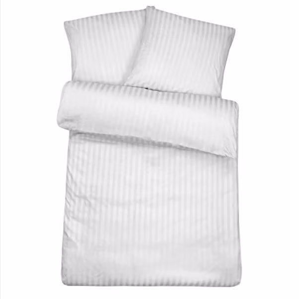 Komplet pościeli z mikrofibry KAM-POL bawełna 100% na zamek pasek 2 cm 140×200 + 70×80 2 szt.