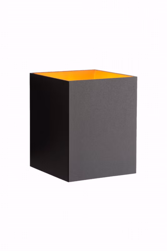 Kinkiet ścienny Lucide Xera czarno-złoty 1 x G9 x 42W IP20 wym: 10 x 10 x 8,2 cm – 1 szt.