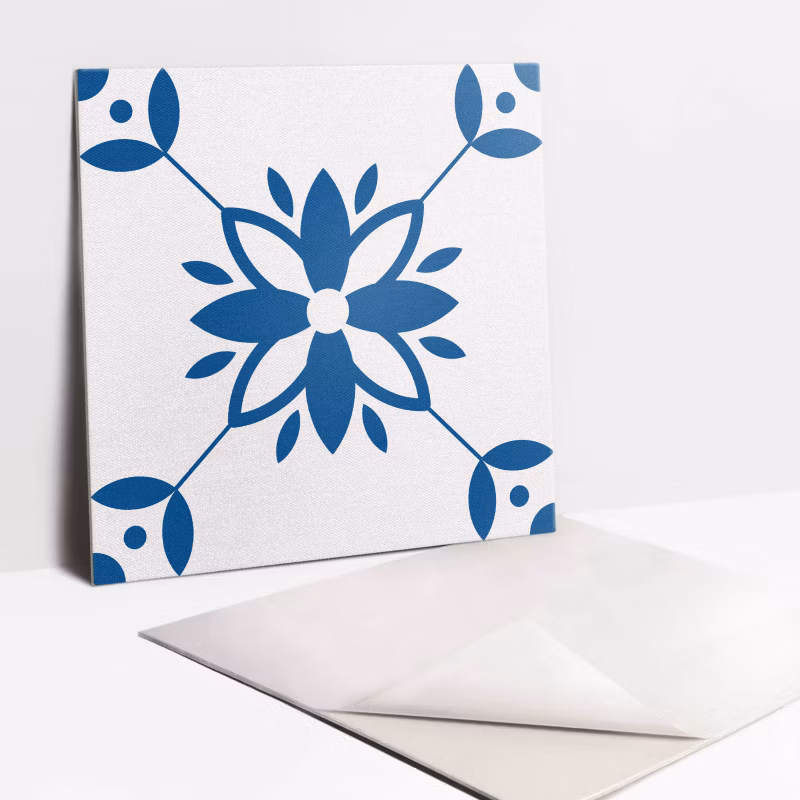 Kafelki samoprzylepne Tulup 30×30 cm Kwiatowy ornament 9 szt.