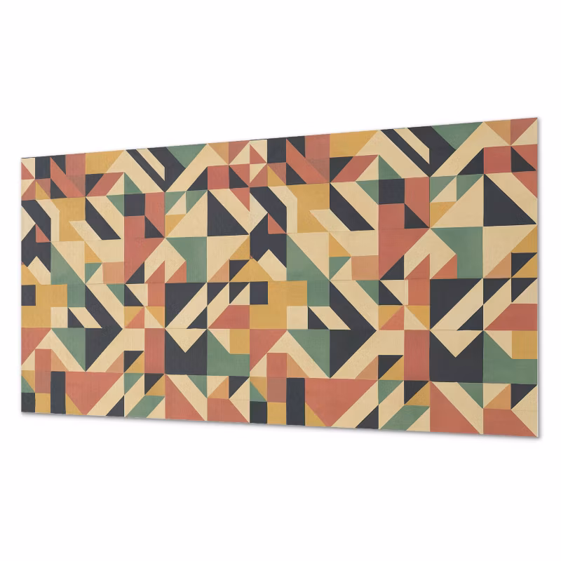 Komplet Kafelków PCV ArtPrintCave 60×30 cm Abstrakcyjny wzór geometryczny 6 szt. 4070095668238