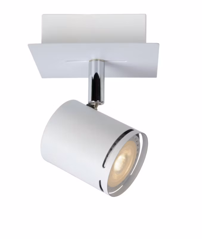 Kinkiet ścienny Lucide Rilou biały 1 x GU10 x 4.5W IP20 wym: 10 x 10 cm – 1 szt.