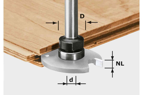 Trzpień frezarski S8 1,5-5 KL16 Festool 499803