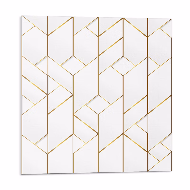 Kafelki samoprzylepne Wallfluent 50×50 cm Nowoczesny motyw linii w formie geometrycznej 4 szt.